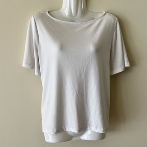 H&M Short sleeve blouse womens medium white